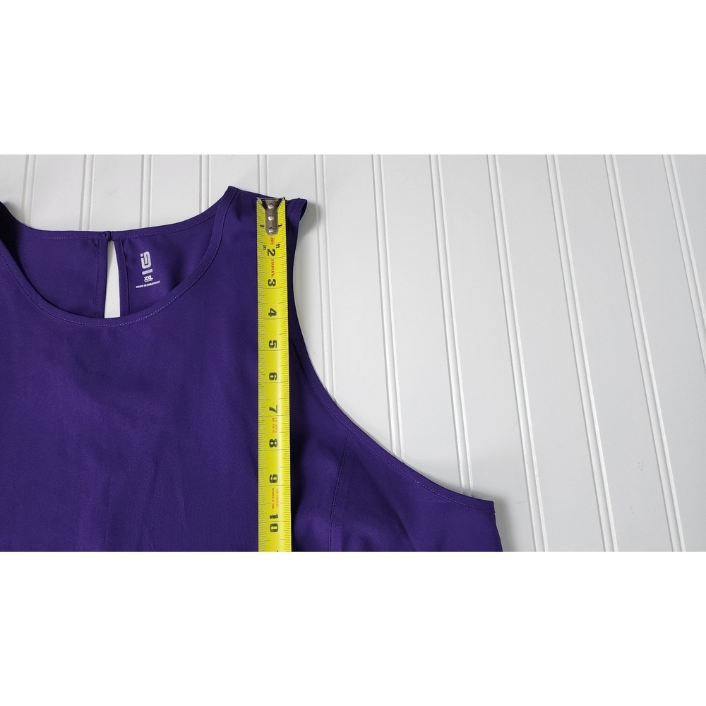 Ideology Sleeveless Midi Dress Women XXL Purple Casual - Picture 10 of 13
